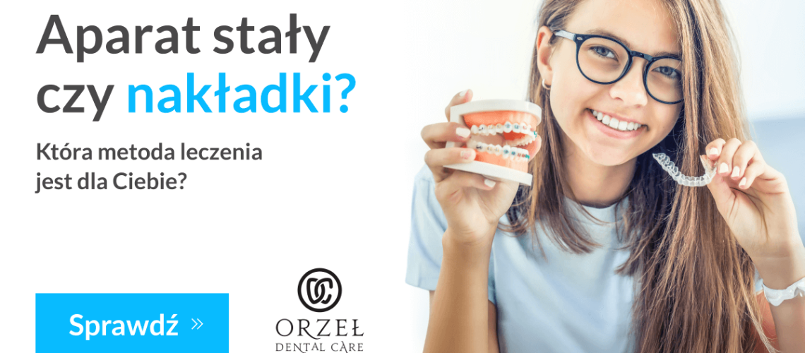 Grafika - Aparat ortodontyczny czy nakładki?
